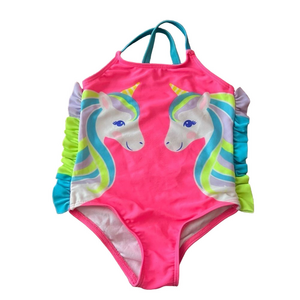 🍭6/$30 Wonder Nation Unicorn One Piece Swimsuit for Toddler Girl - 3T